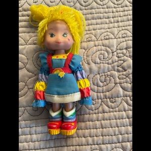 5” plastic Rainbow Bright doll.